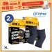 Comefree康芙麗超彈力萊卡護膝-XL(2入)-台灣製造