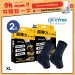 Comefree康芙麗超彈力萊卡護踝-XL(2入)-台灣製造